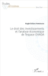 Le droit des investissements et l'analyse économique de l'espace OHADA vignette